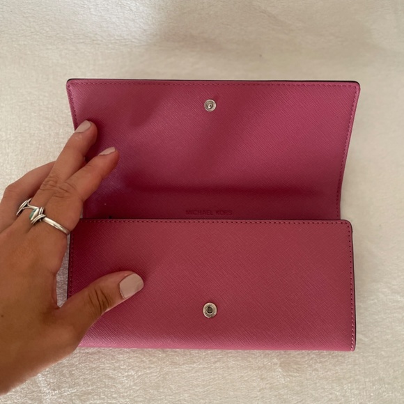 Authentic Michael Kors Jet Set Snap Front Continental Wallet - Brand New - Picture 2 of 6